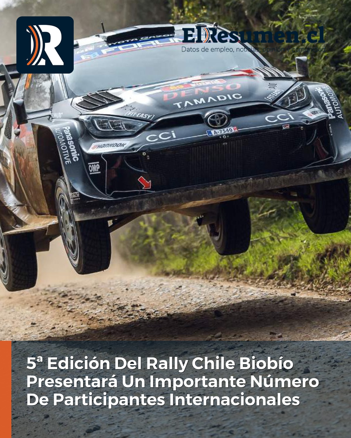 5ª Edición Del Rally Chile Biobío Presentará Un Importante Número De Participantes Internacionales