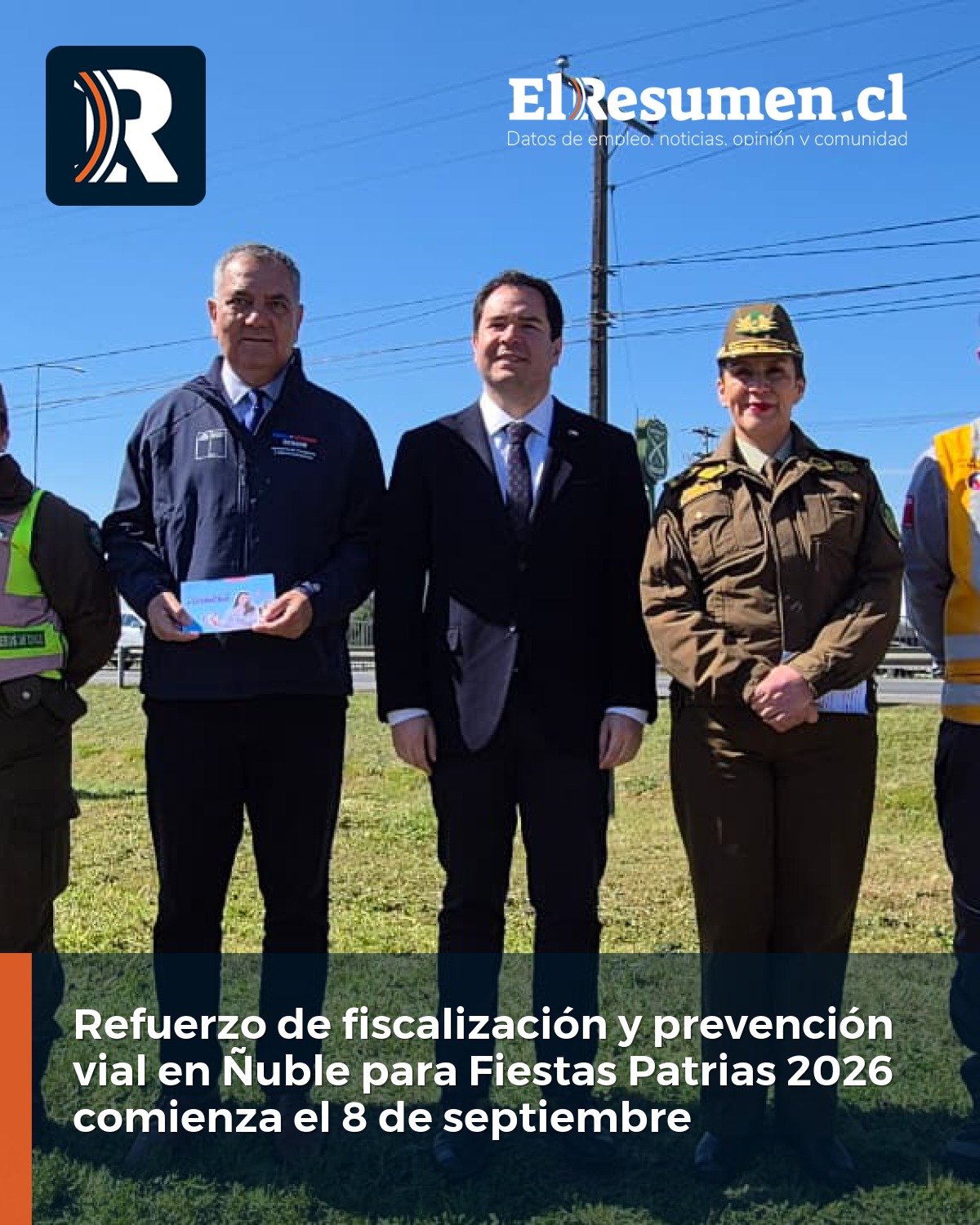 Comunicado Seremi Transportes: Ñuble se anticipa a Fiestas Patrias con refuerzo de fiscalización y prevención vial