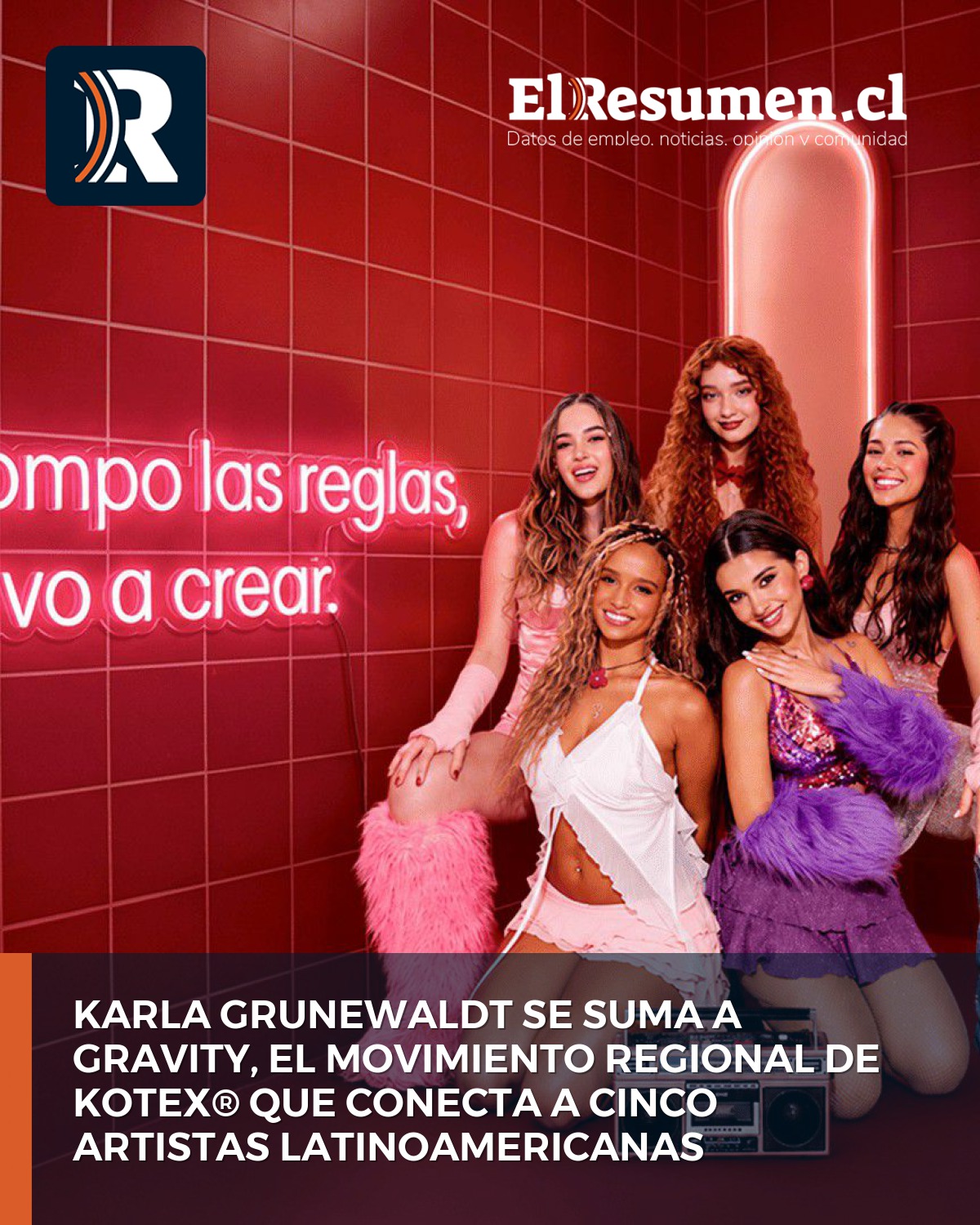 De Chile a Latinoamérica: Karla Grunewaldt se suma a “I Like It”, colaboración musical que superó 83 millones de visualizaciones en 24 horas