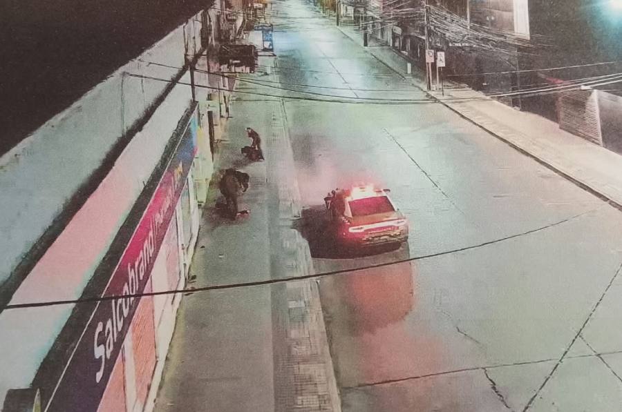 Robo frustrado en Chillán: Detenidos dos hombres gracias a monitoreo de cámaras de seguridad y coordinación con Carabineros