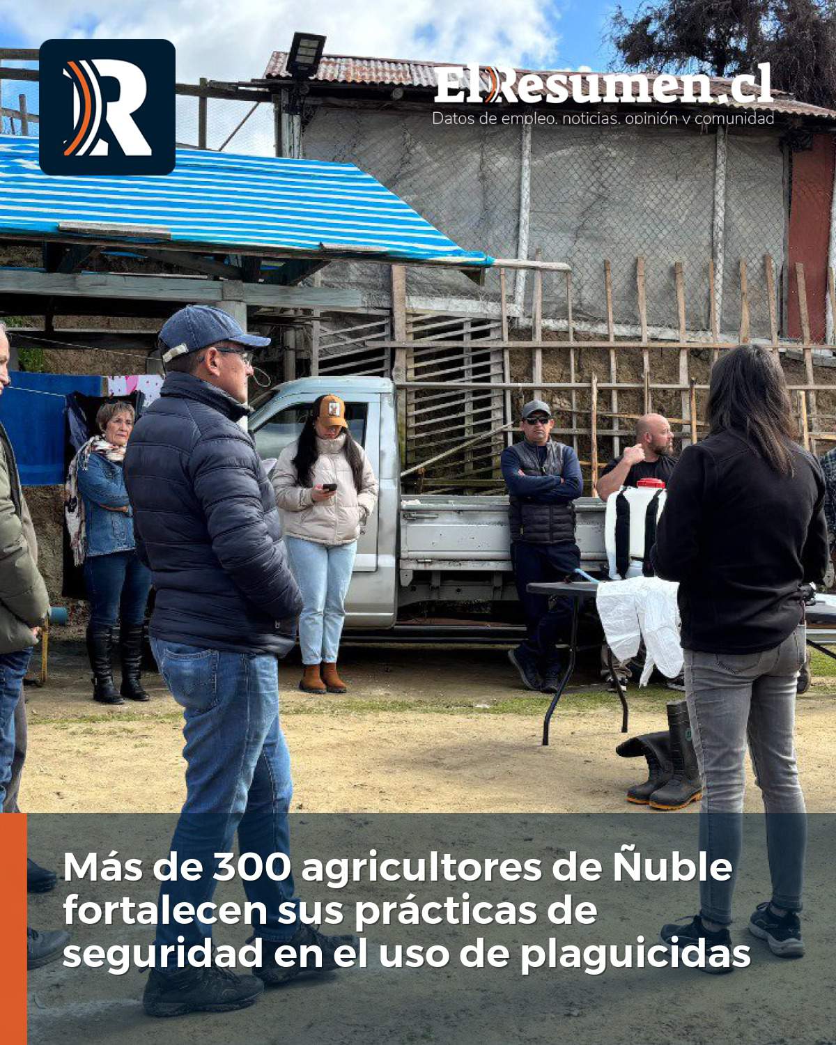 Más de 300 agricultores de Ñuble fortalecen sus prácticas de seguridad en el uso de plaguicidas