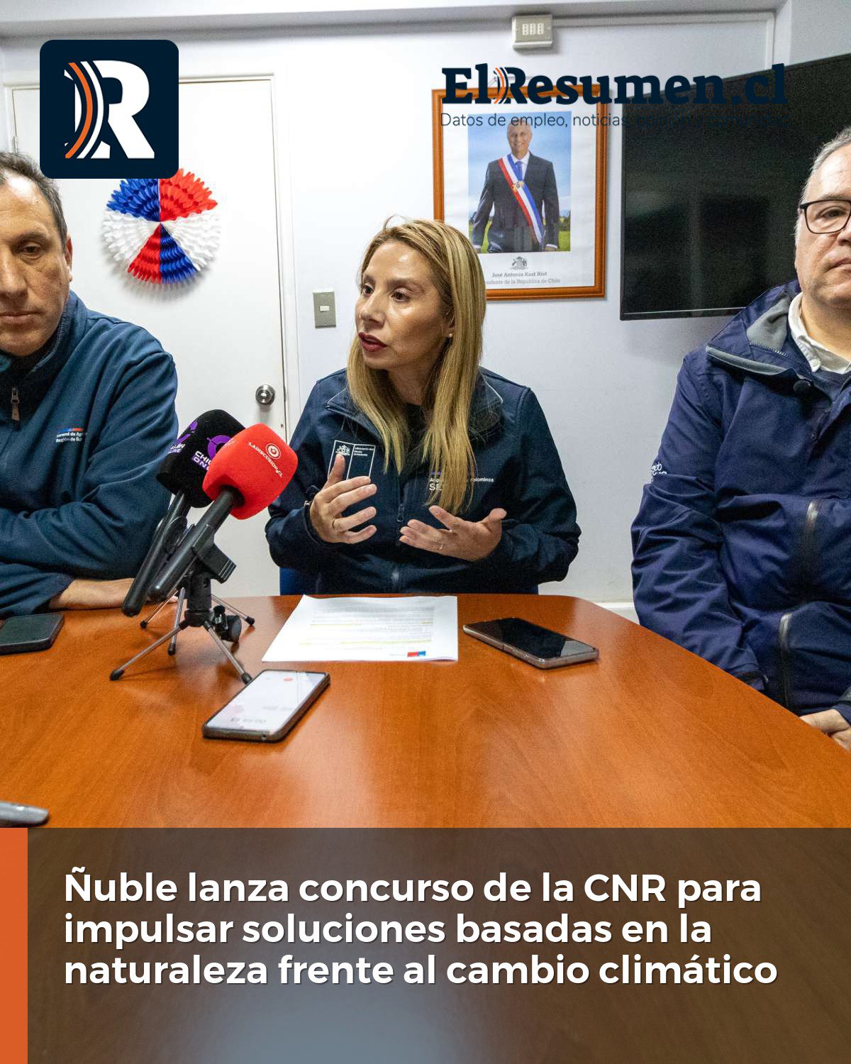 Comunicado Seremi del Medio Ambiente de Ñuble: Ñuble difunde primer concurso de la CNR sobre Soluciones Basadas en la Naturaleza para enfrentar el cambio climático