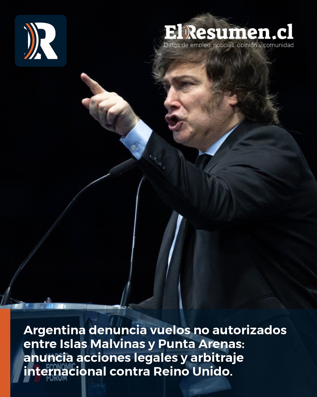 Argentina denuncia vuelos no autorizados entre Islas Malvinas y Punta Arenas: anuncia acciones legales y arbitraje internacional contra Reino Unido.