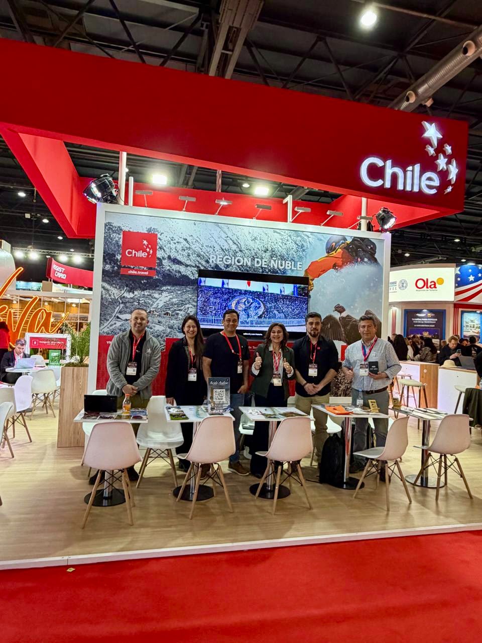 Ñuble presenta su oferta turística ante más de 60 países en la Feria Internacional de Turismo de América Latina