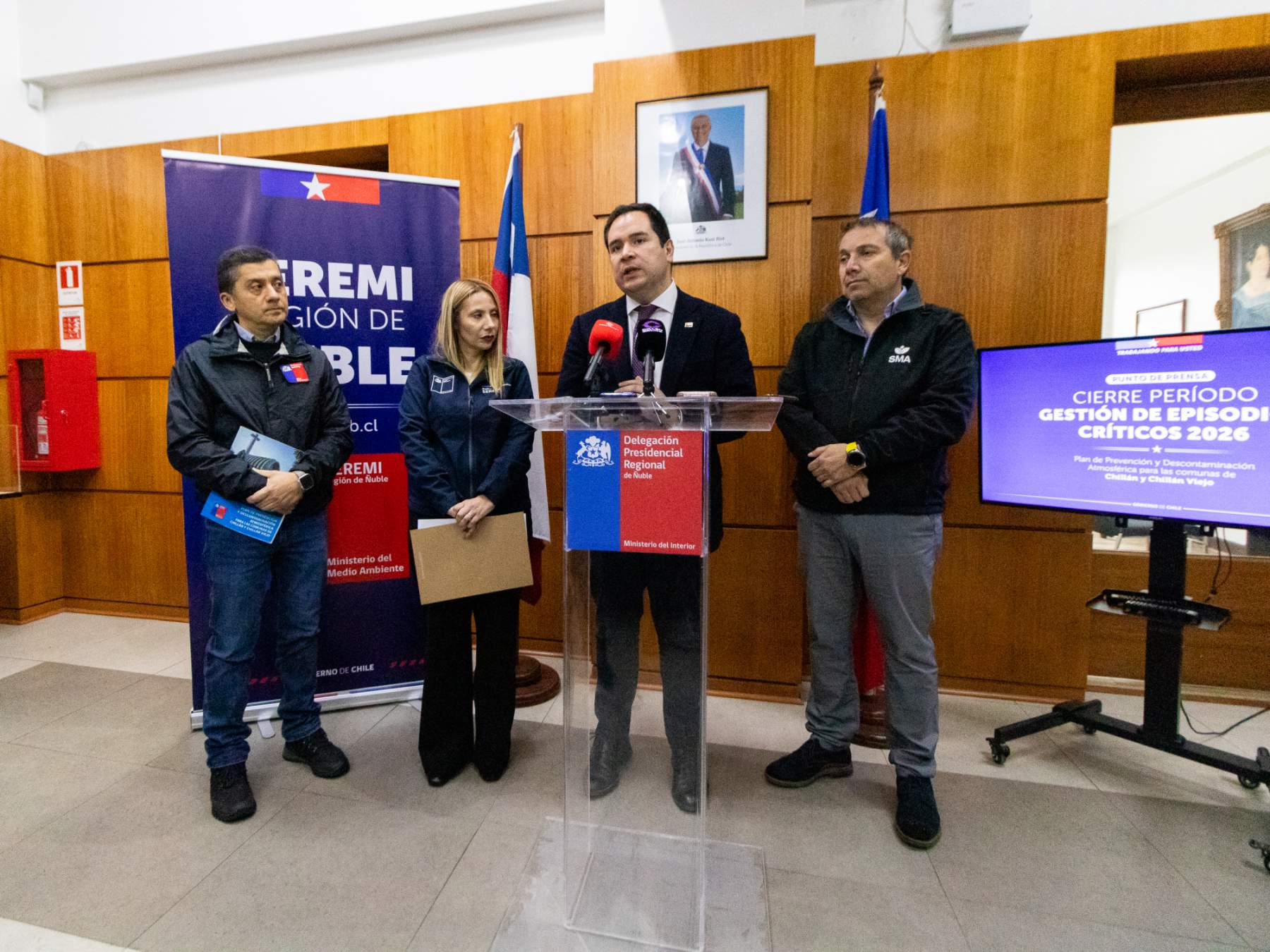 Ñuble reporta casi un 80% de días sin episodios críticos durante gestión 2026 en Chillán y Chillán Viejo