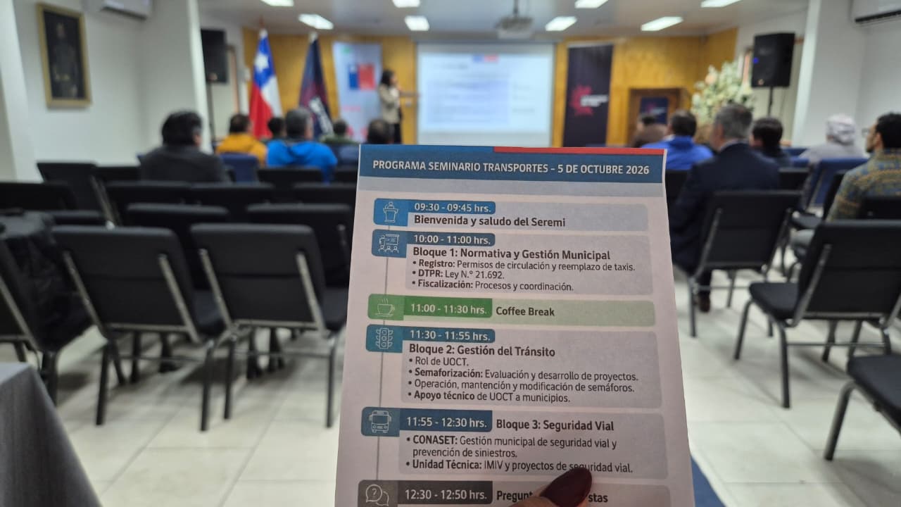 Comunicado: SEREMI de Transportes fortalece el trabajo con municipios para mejorar la gestión del tránsito en Ñuble