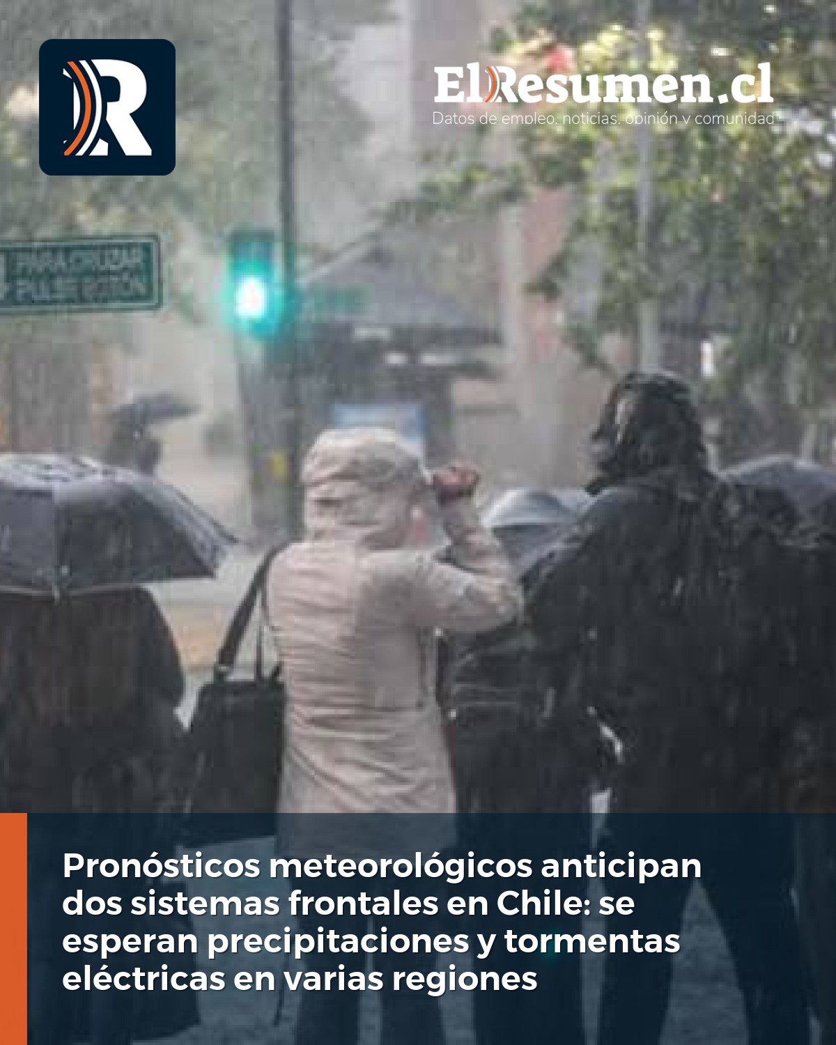 Pronósticos meteorológicos anticipan dos sistemas frontales en Chile: se esperan precipitaciones y tormentas eléctricas en varias regiones