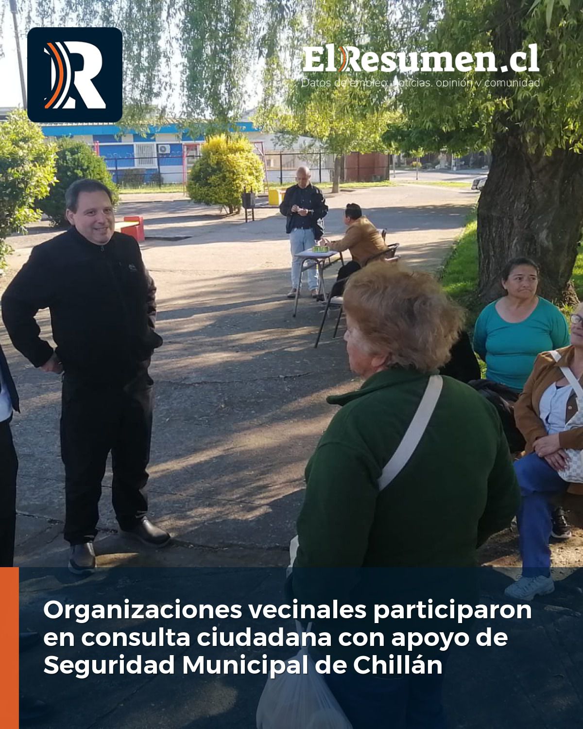 Organizaciones vecinales participaron en consulta ciudadana con apoyo de Seguridad Municipal de Chillán
