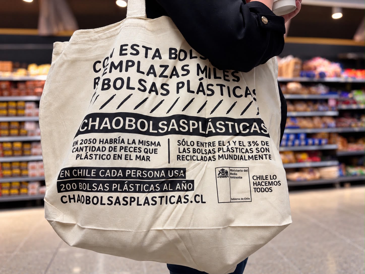 Ministerio del Medio Ambiente reafirma la vigencia de la prohibición de bolsas plásticas desechables en supermercados y descarta retroceso legislativo