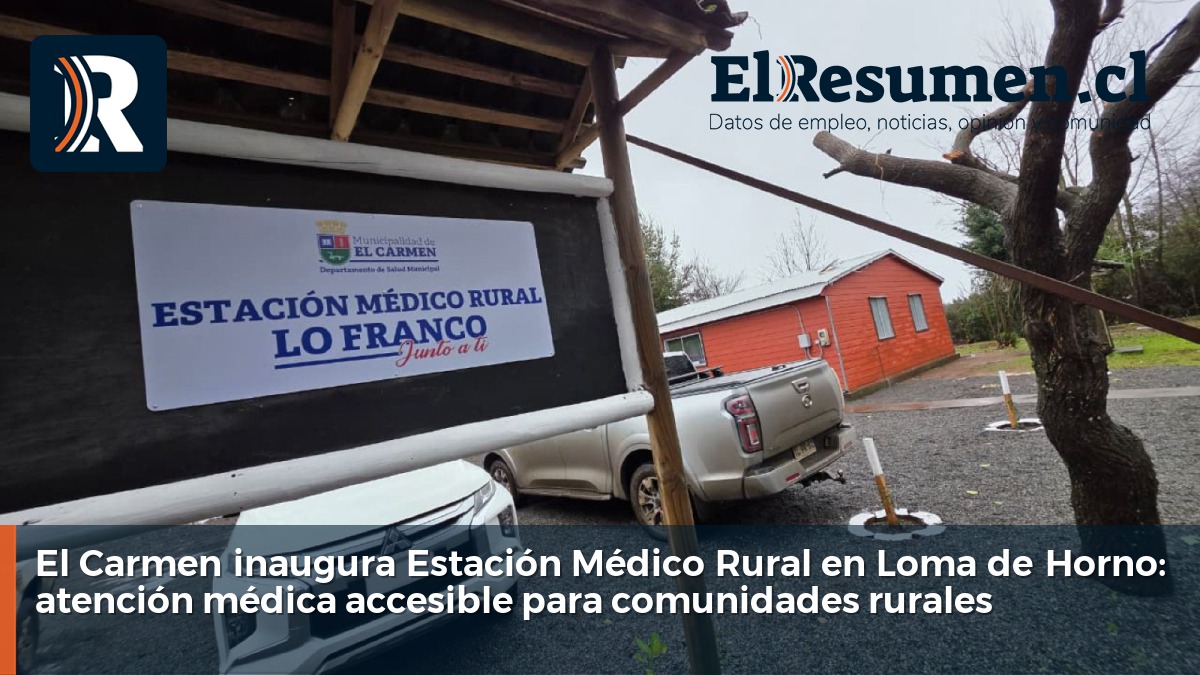 El Carmen inaugura Estación Médico Rural en Loma de Horno: atención médica accesible para comunidades rurales