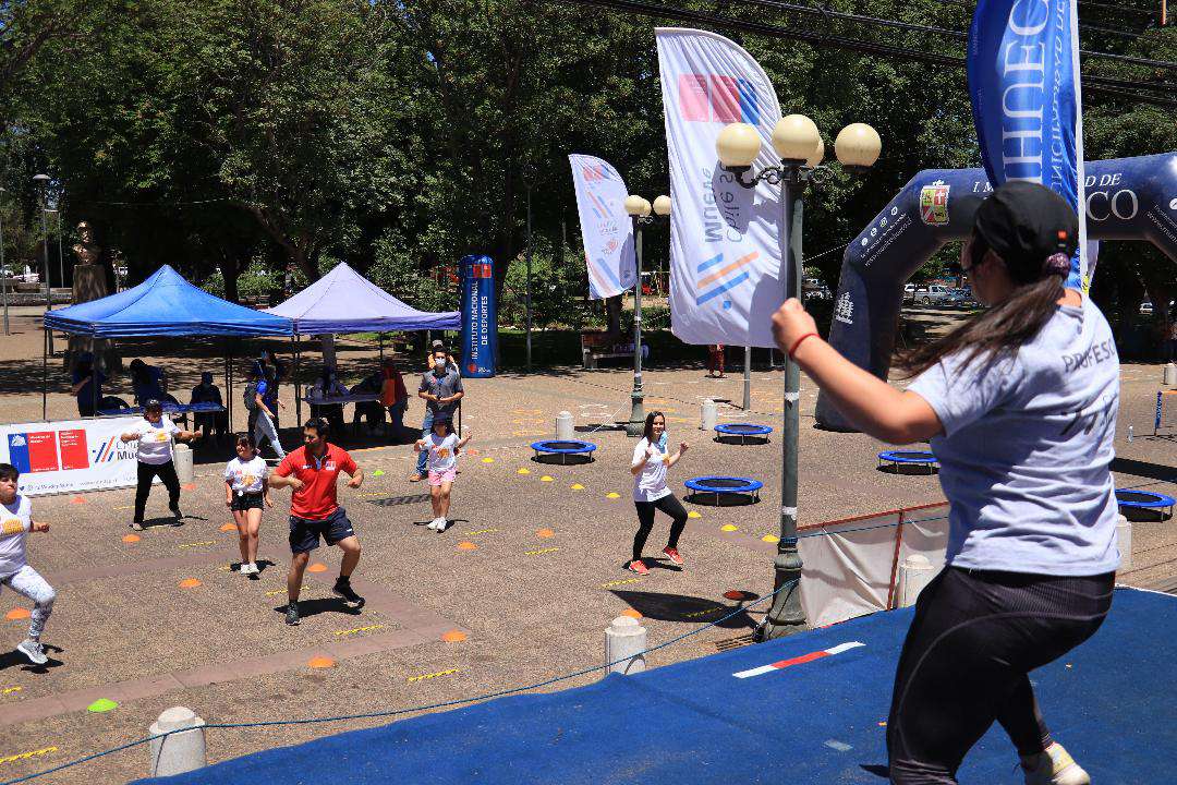Se realiza en Ñuble la primera Calle Abierta Deportiva desde el inicio de la pandemia