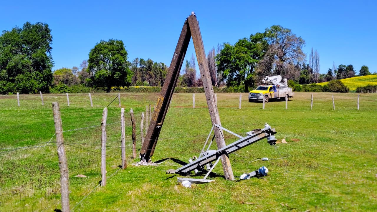 Autoridades de Ñuble llaman a la comunidad a reportar robos de cables eléctricos y ayudar a frenar el delito