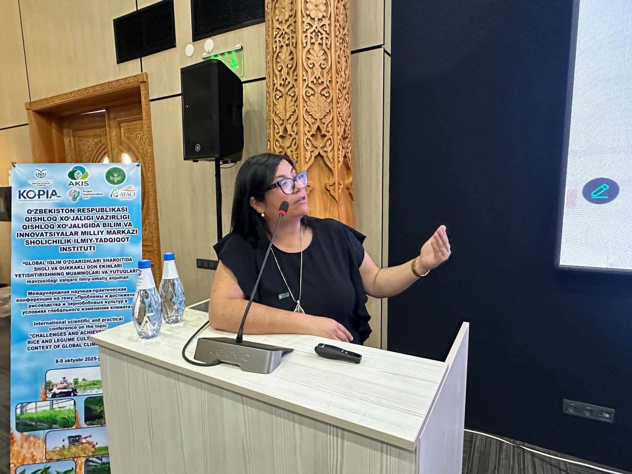 Participación de investigadora chilena en Uzbekistán refuerza la cooperación en agricultura de arroz