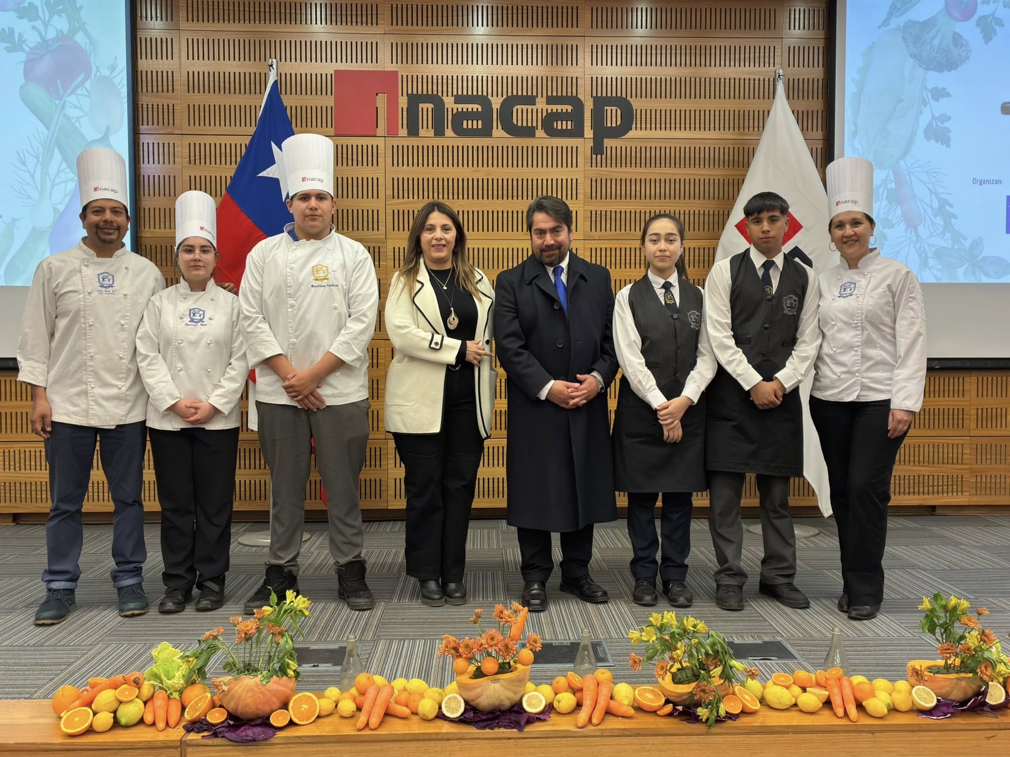 La competencia culinaria reunió a jóvenes talentos de diversas especialidades en Ñuble, destacando a los del Liceo Tiuquilemu