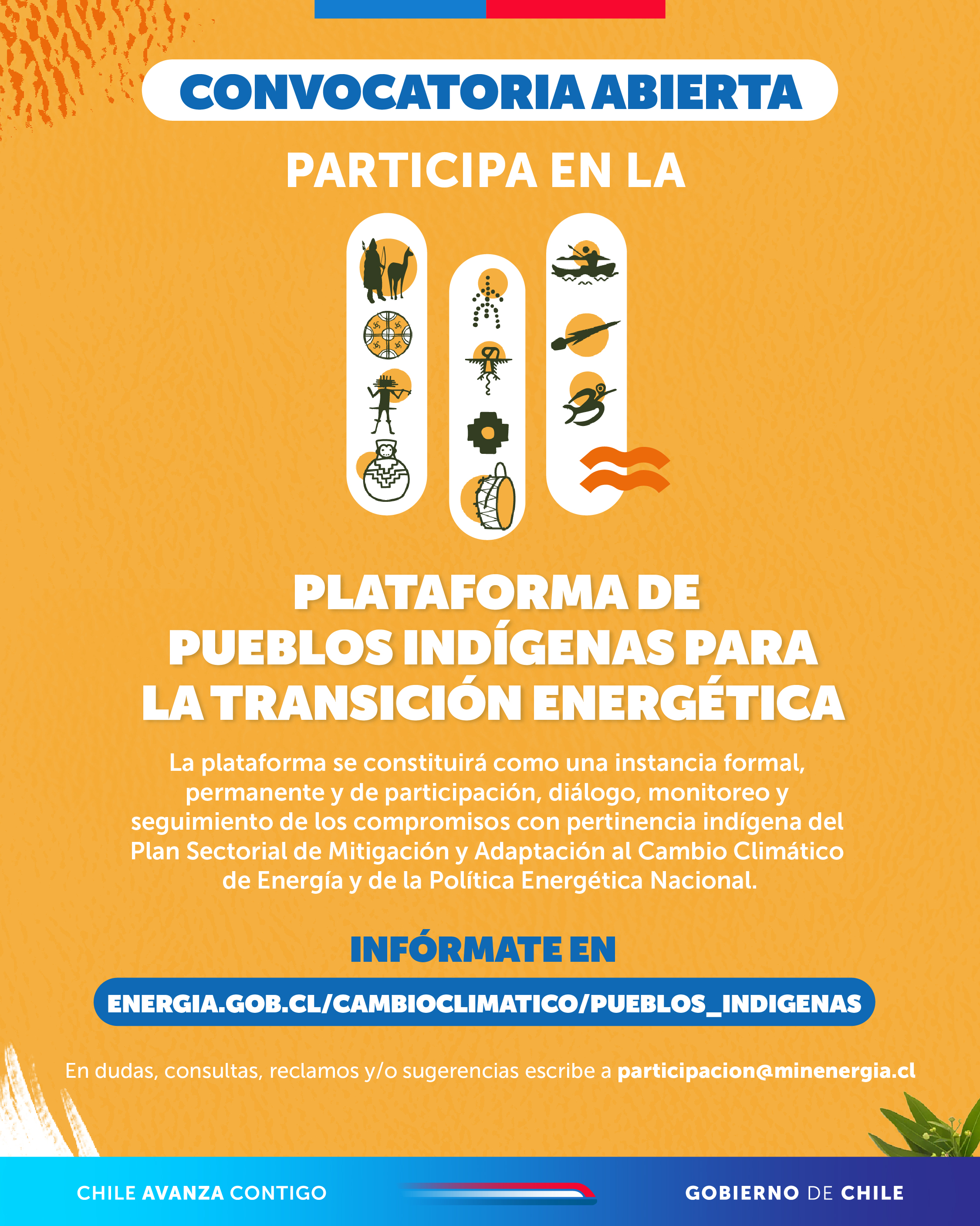 CP - Ministerio de Energía refuerza invitación para integrar la Plataforma de Pueblos Indígenas para la Transición Energética