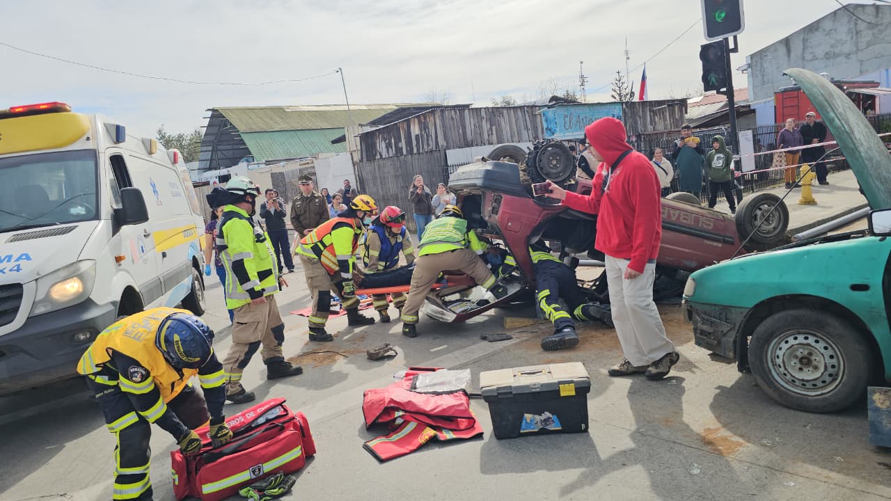 Simulacro en El Carmen recrea accidente fatal por consumo de alcohol en la conducción