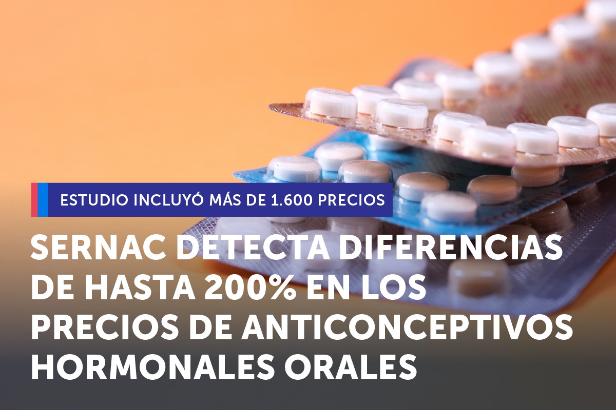 SERNAC presenta estudio sobre marcada variabilidad de precios en anticonceptivos hormonales orales en Chile