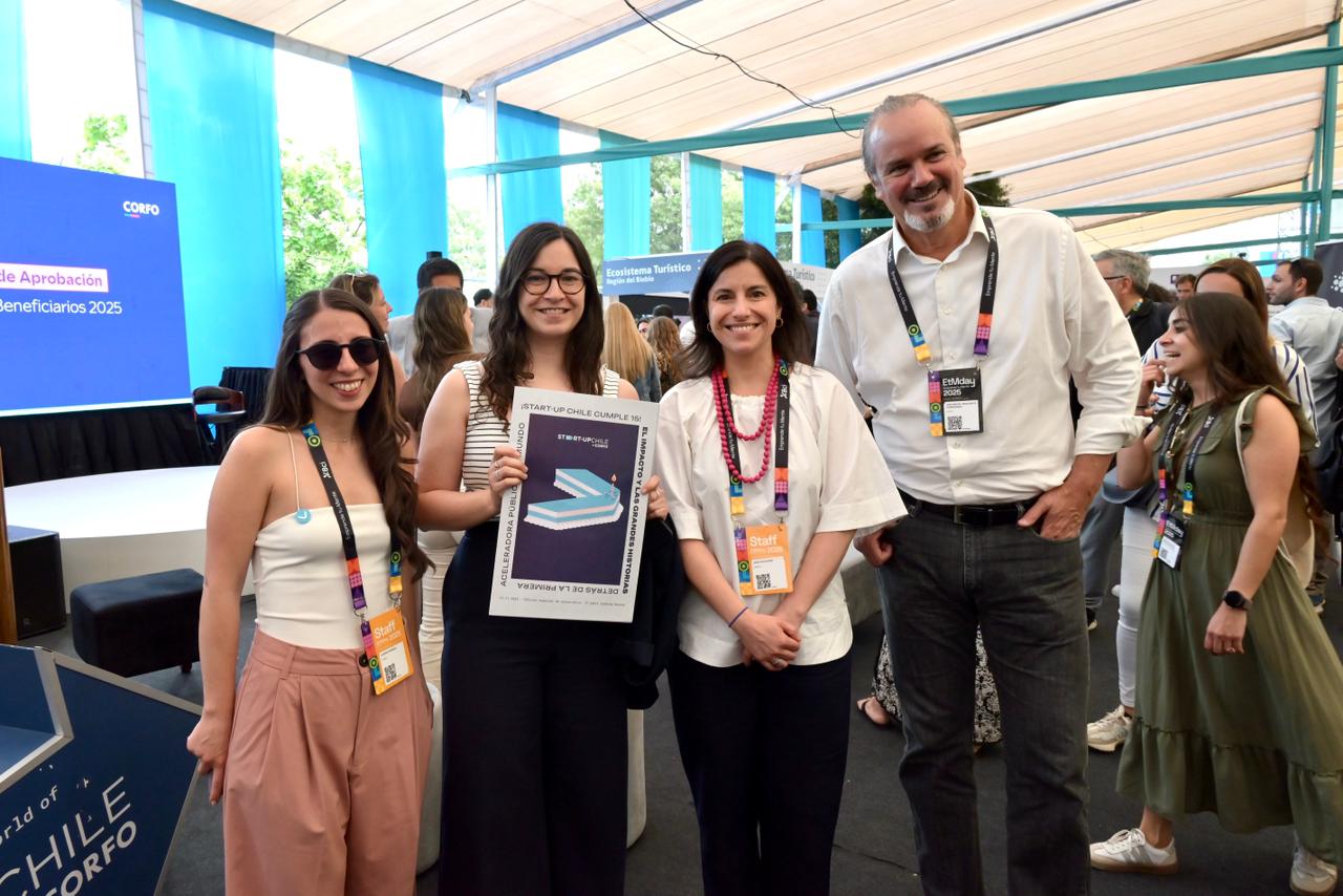 Comunicado: Corfo en ETM 2025: Presidente Boric destaca ecosistema emprendedor, 15 años de Start-UpChile by Corfo y nuevos StartupLabs en RM, Los Lagos y Valparaíso