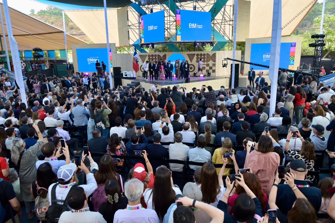 Comunicado: Corfo en ETM 2025: Presidente Boric destaca ecosistema emprendedor, 15 años de Start-UpChile by Corfo y nuevos StartupLabs en RM, Los Lagos y Valparaíso
