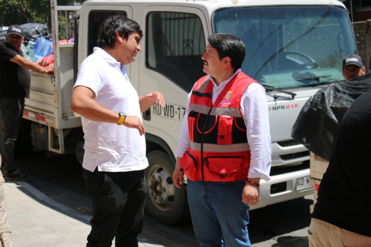 Despliegan entrega de ayudas reunidas con aportes de El Carmen, Colina y María Pinto en Ñuble