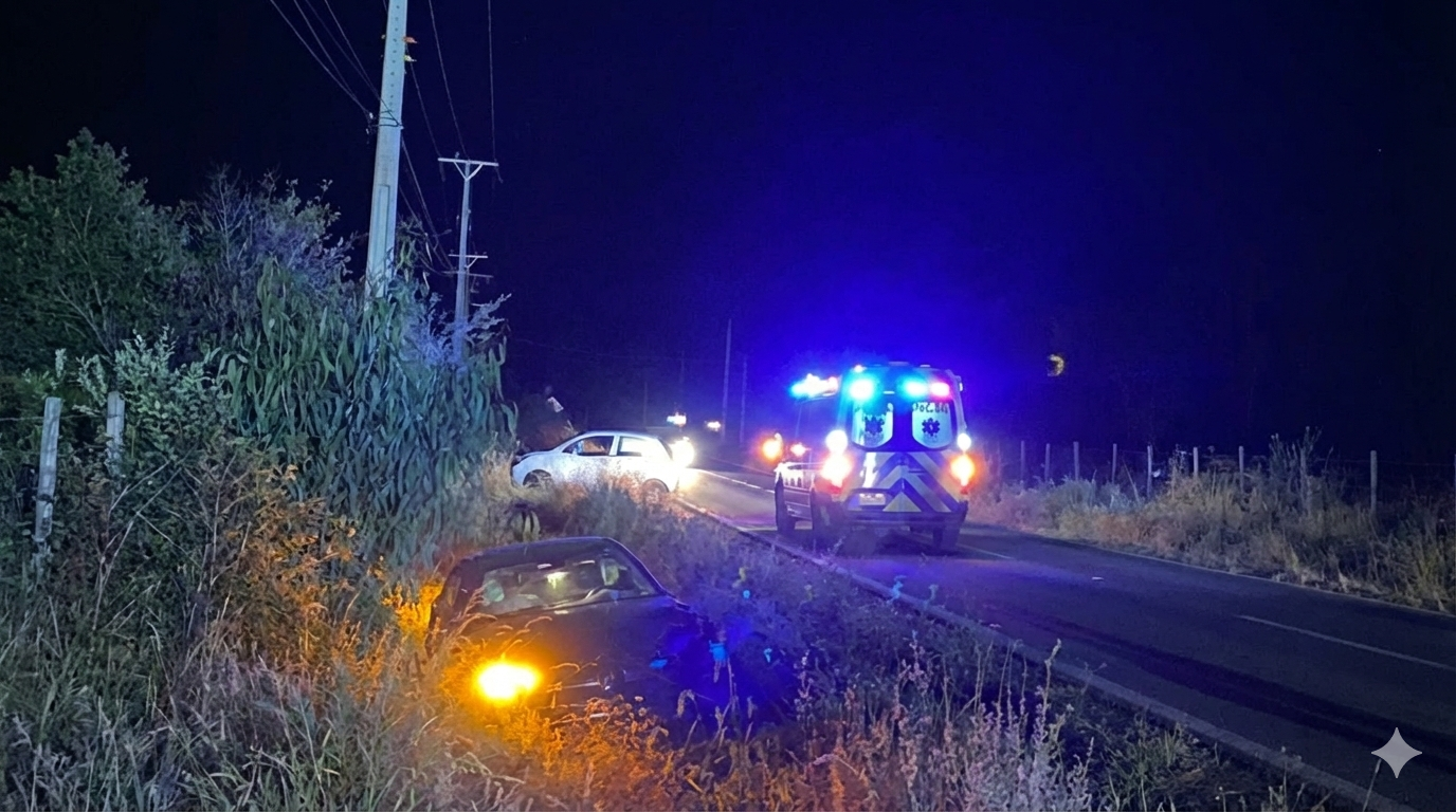 Emergencias en Chillán: Bomberos y Carabineros responden a accidente vehicular en Avenida San Bernardo
