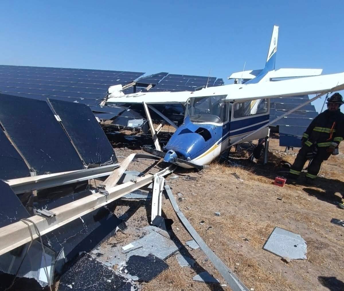 Avioneta se estrella en Quillota durante intento de despegue con cinco personas a bordo
