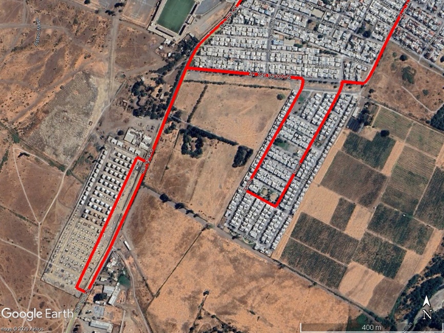 Nueva variante de la línea 4 mejora la conectividad de 298 familias en Chillán