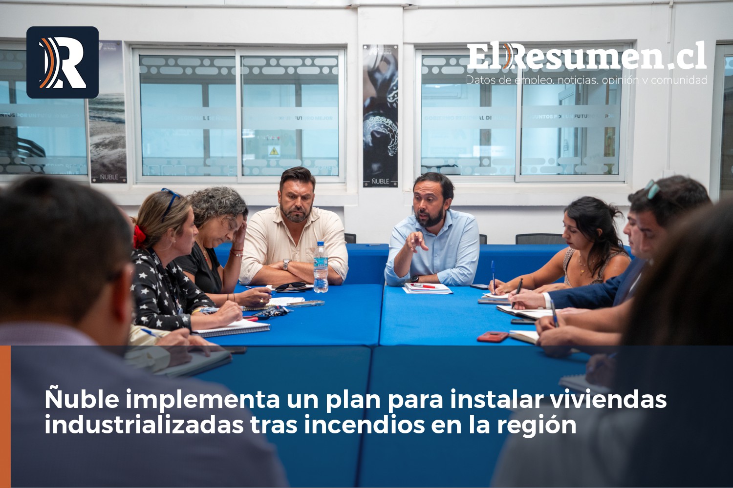 Ñuble implementa un plan para instalar viviendas industrializadas tras incendios en la región