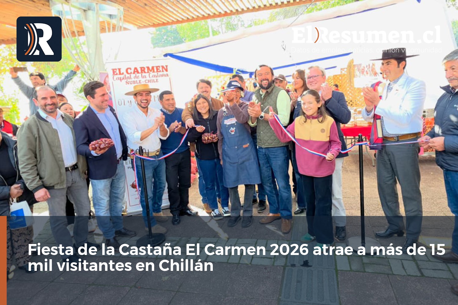 Más de 15 mil personas disfrutaron de la Fiesta de la Castaña El Carmen 2026