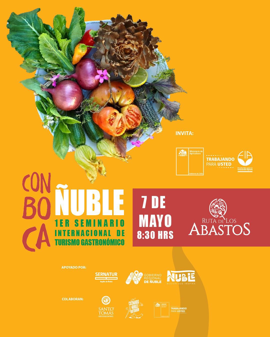 Seminario Internacional ConBoca Ñuble 2026 promueve el turismo gastronómico en la región de Ñuble
