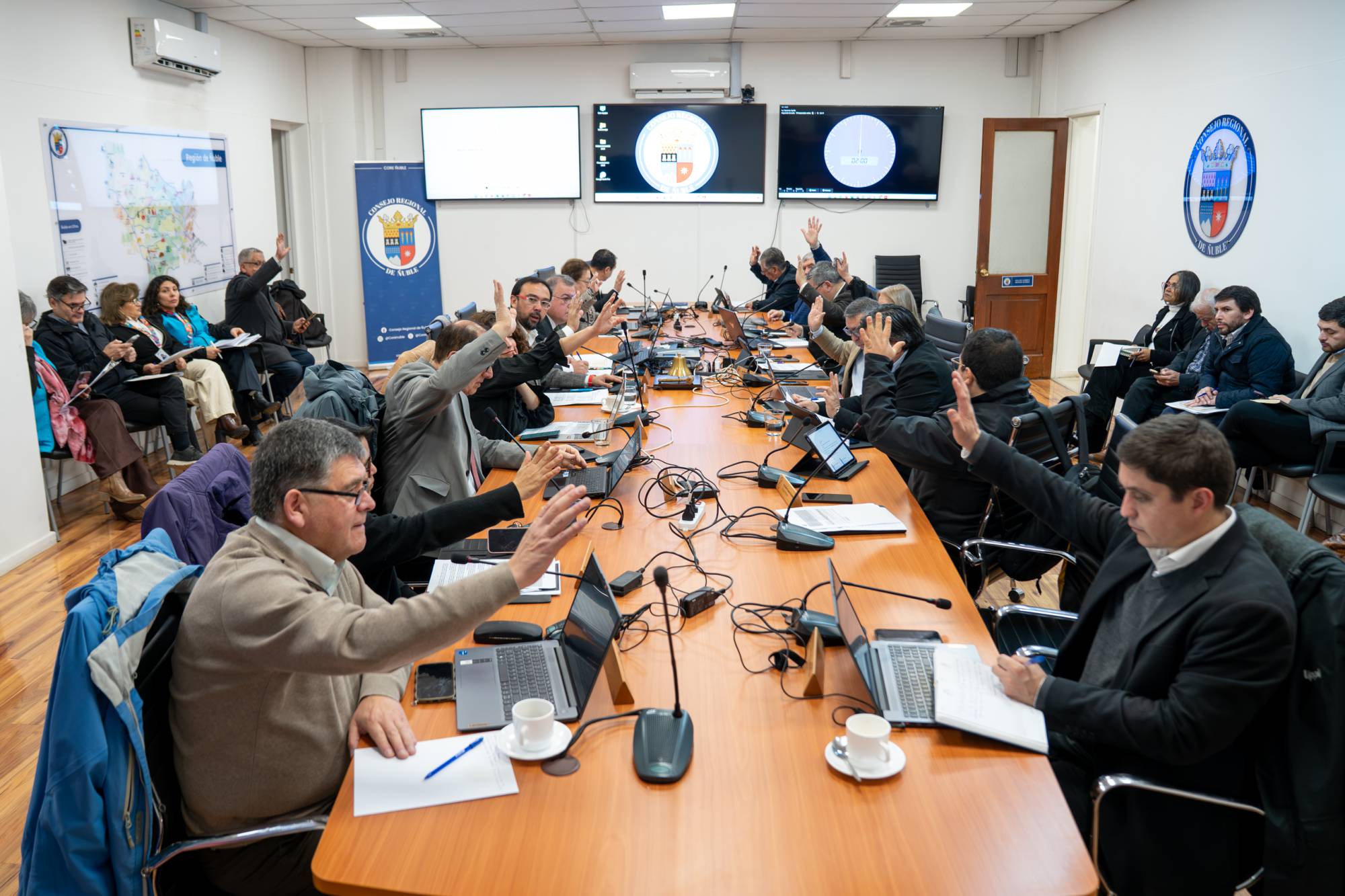 Consejo Regional de Ñuble aprueba plan de inversiones para el año 2027 por más de 1.6 billones de pesos