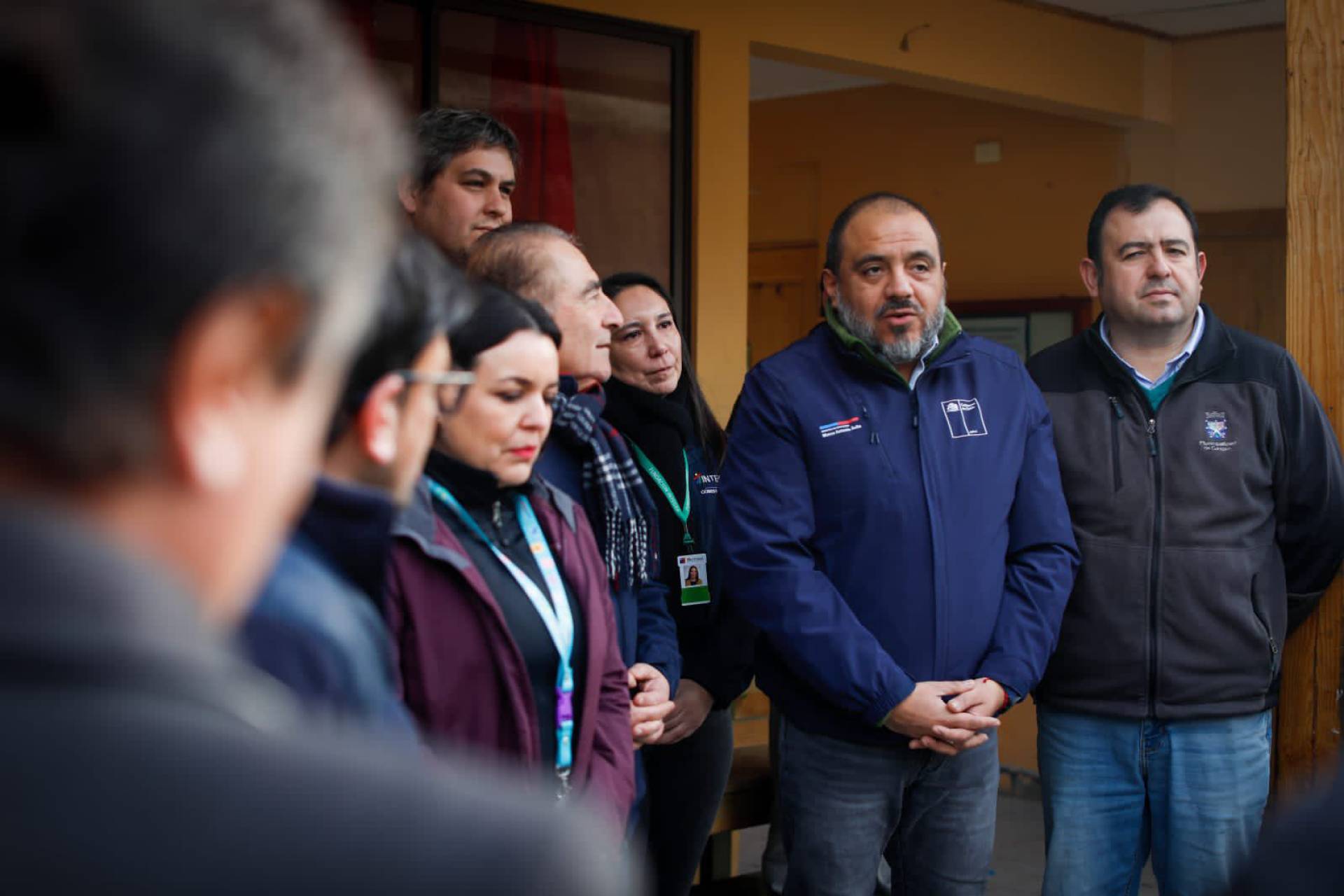 Ministro de ducación y autoridades recorren Región del Maule para catastrar daños