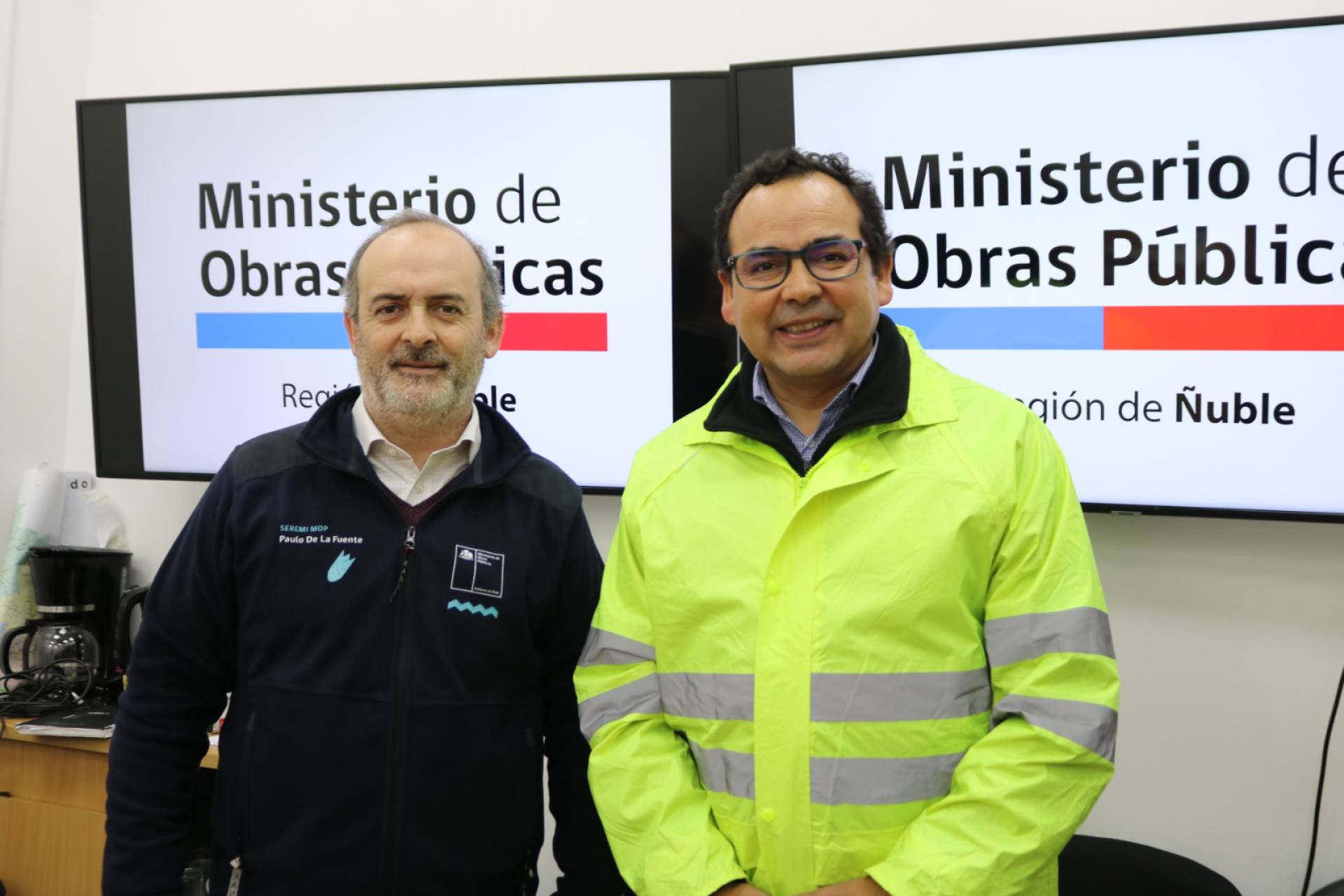 MOP y municipio de Chillán Viejo abogan por la recuperación del mayor mosaico de piedra de María Martner