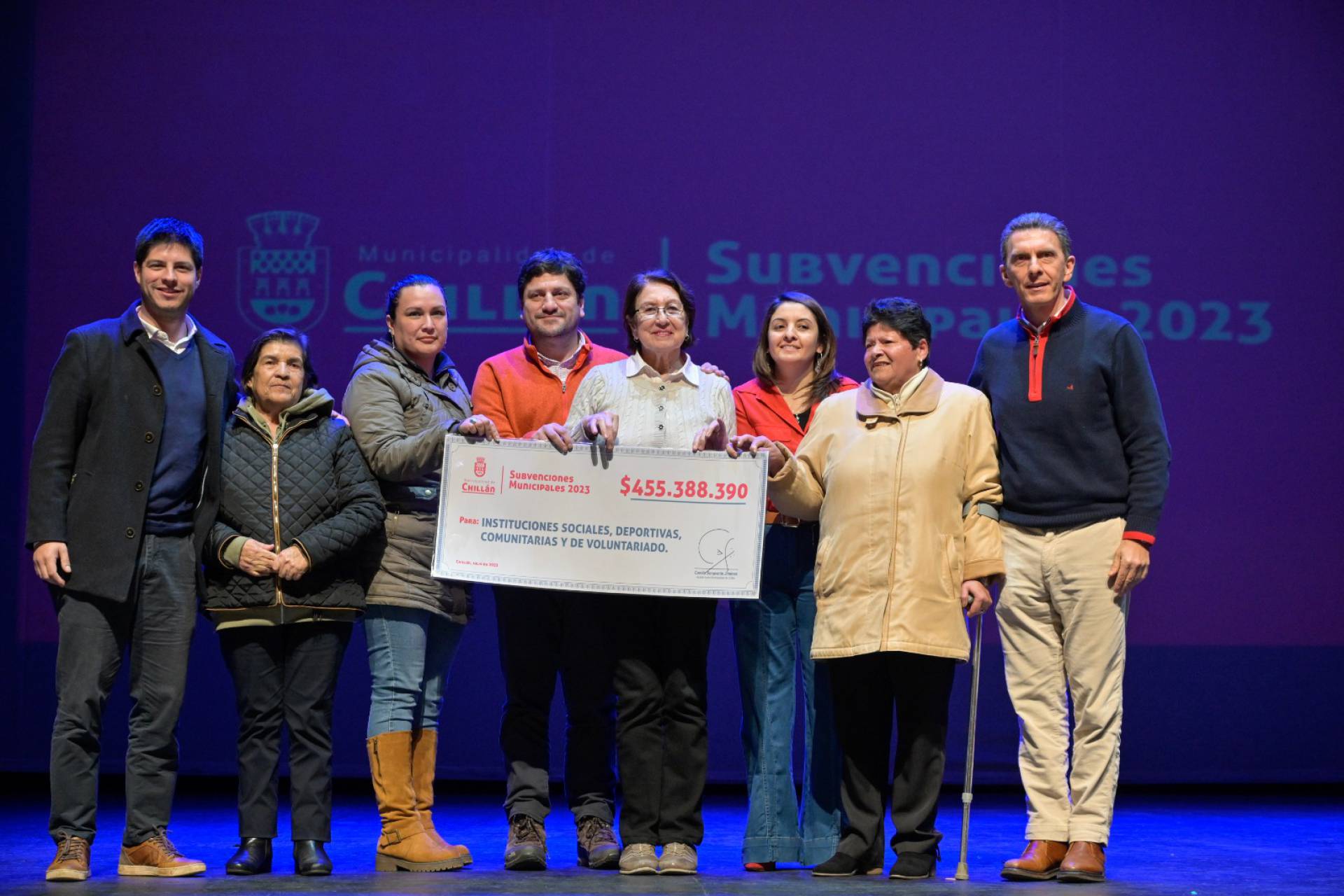 Municipalidad de Chillán duplica monto de subvenciones para organizaciones comunitarias en proceso 2023