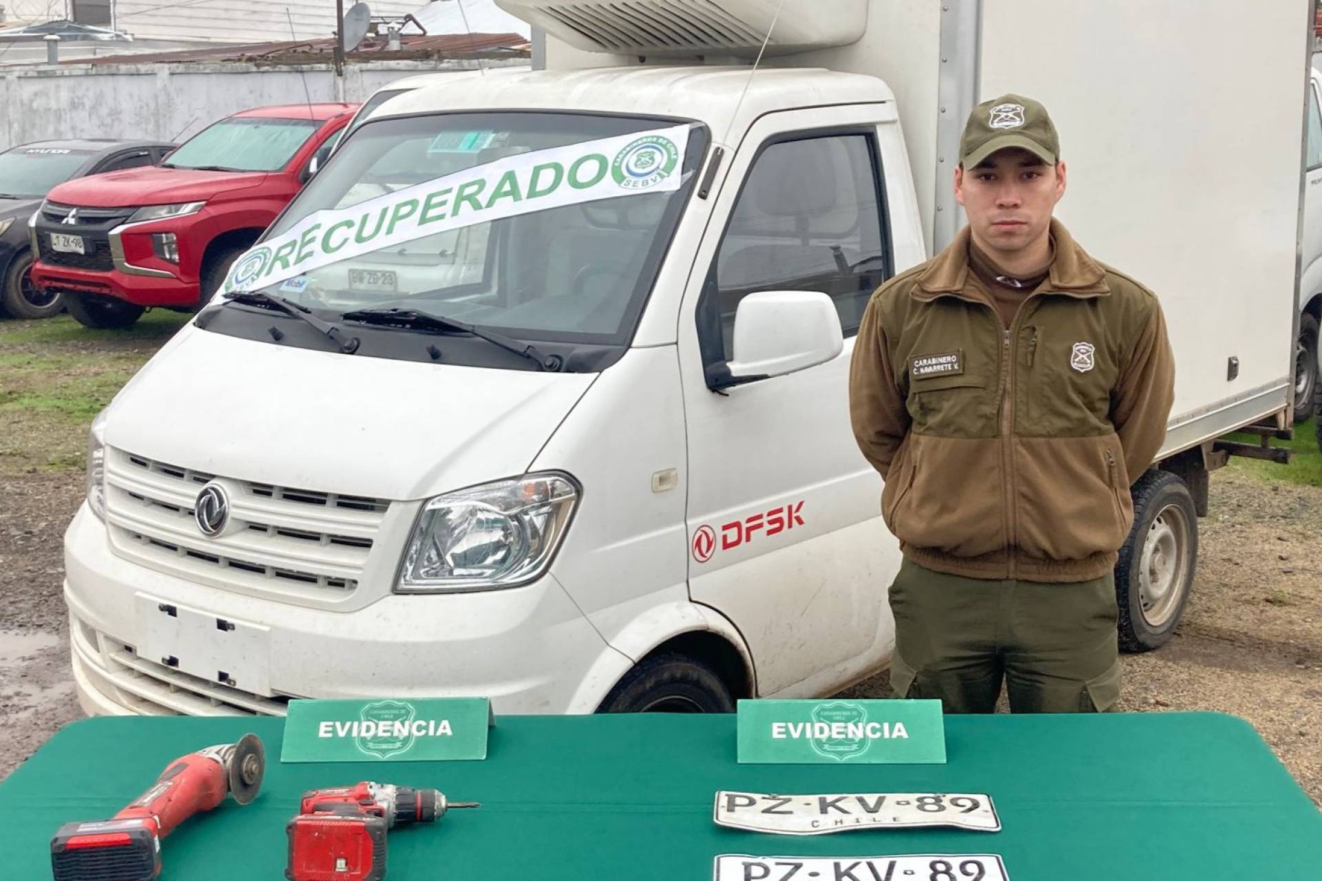 Calles sin Violencia: Carabineros del SEBV Ñuble detuvo a recuperó vehículo robado en Chillán y detuvo a prófugo de la justicia