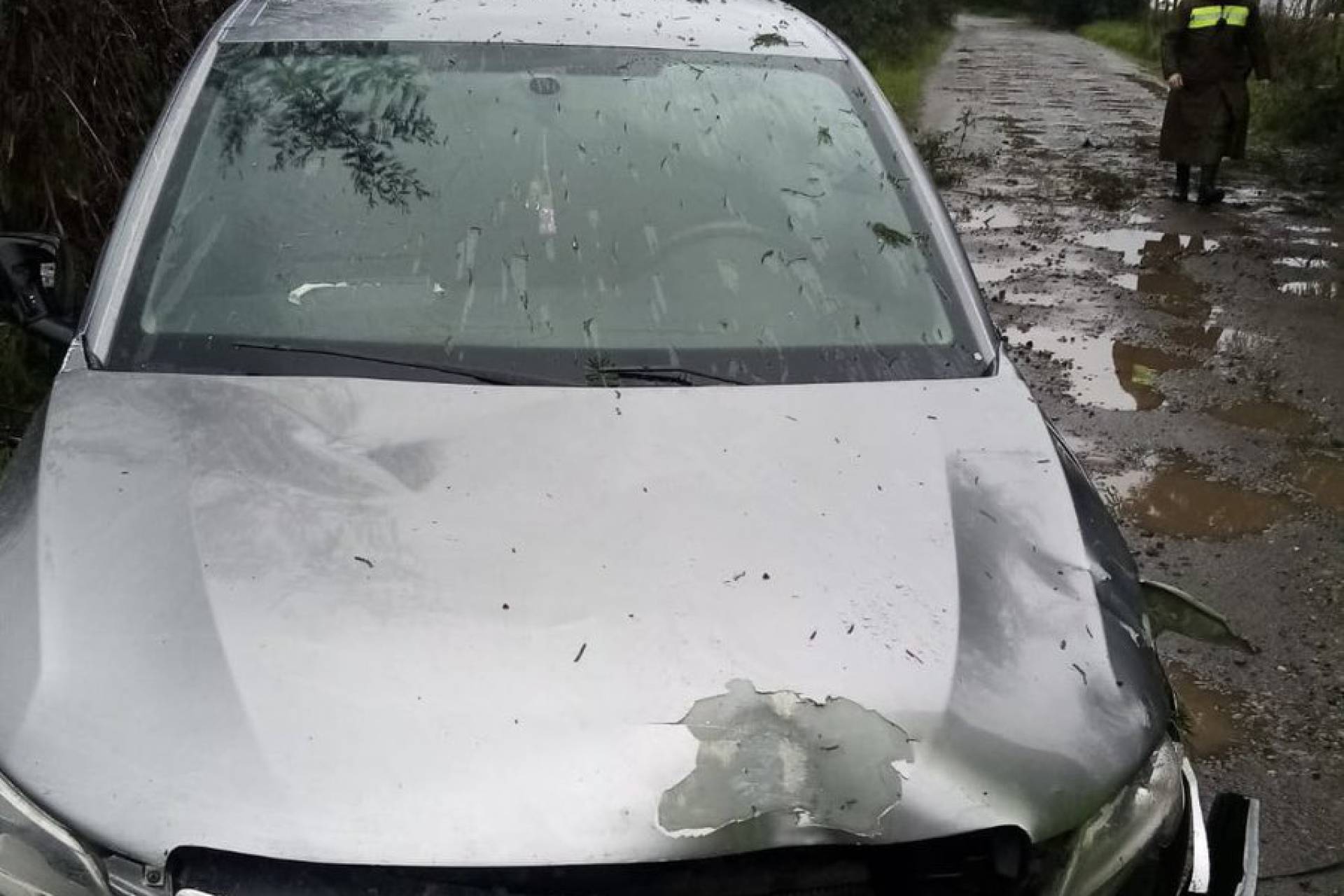 Lluvias intensas en Ñuble: Accidente en Autopista del Itata, tráfico normal y sin heridos