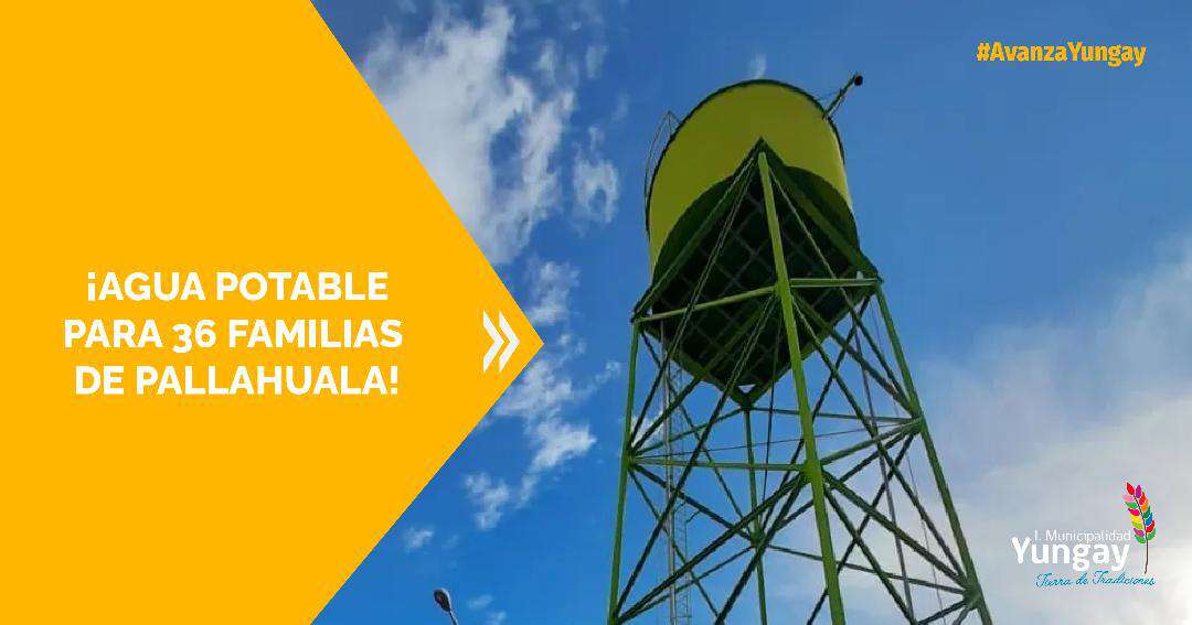 Municipalidad de Yungay obtiene recursos para soluciones individuales de agua potable que beneficiarán a 36 familias del sector rural Pallahuala