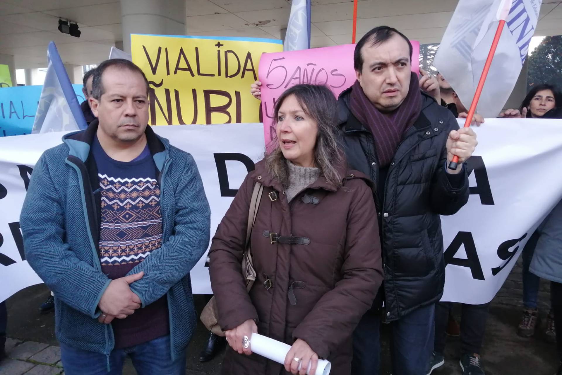 Situación del paro de los funcionarios públicos en Ñuble es grave ya que se están adoptando decisiones drásticas como dejar que hacer su trabajo