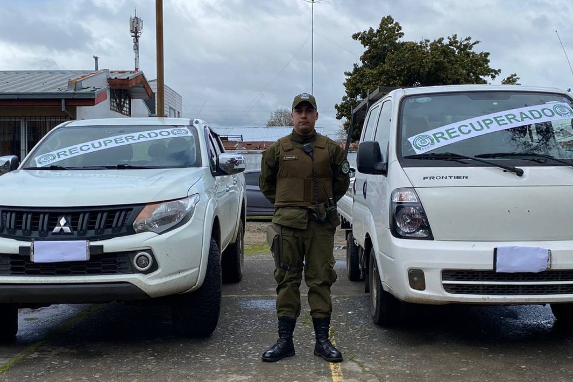 Carabineros del SEBV Ñuble recuperó en San Nicolás 2 camionetas involucradas en ilícitos las que serán devueltas a sus propietarios