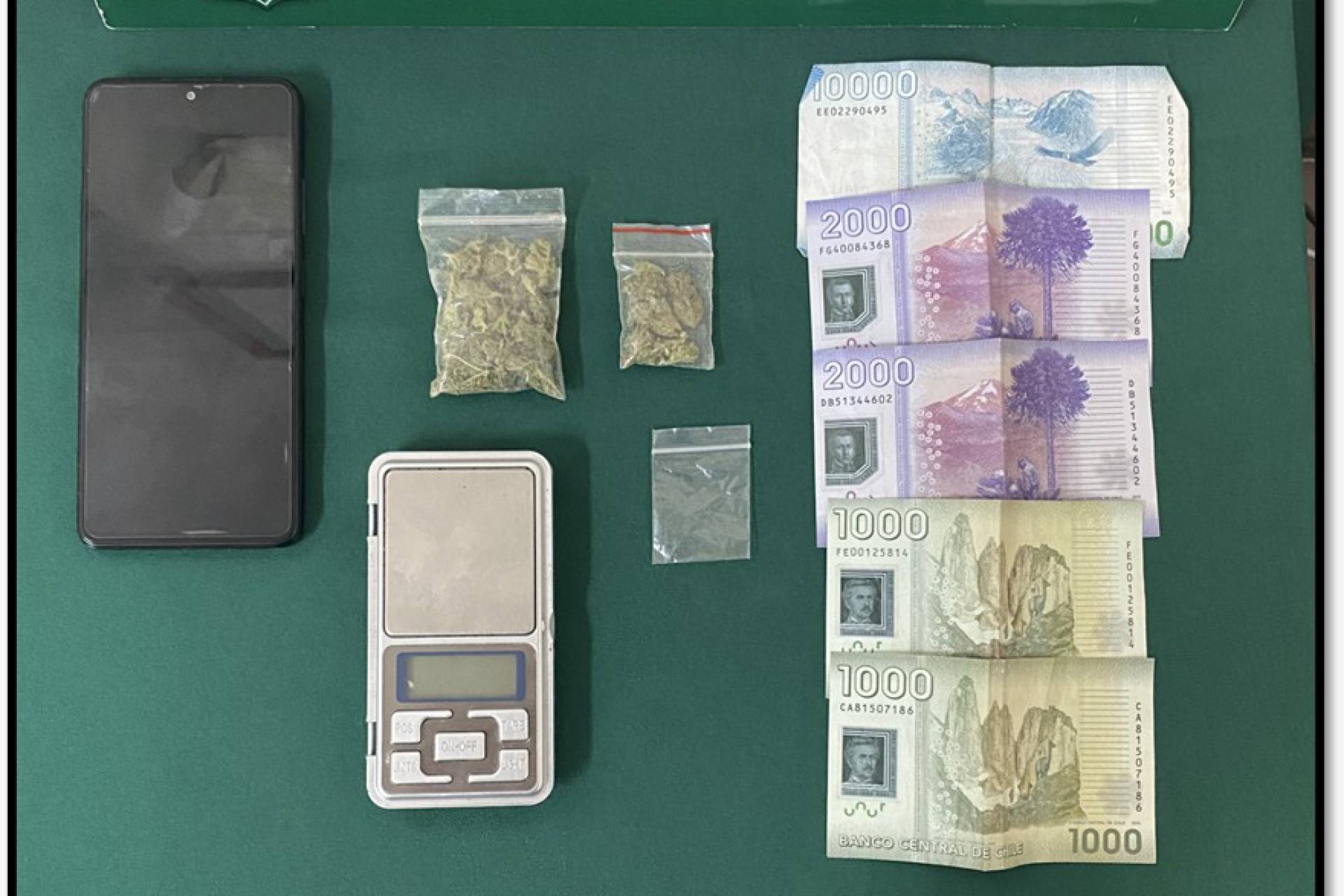 Carabineros detuvo a adolescente que comercializaba marihuana en inmediaciones de colegio en Villa Jardines de Ñuble en Chillán