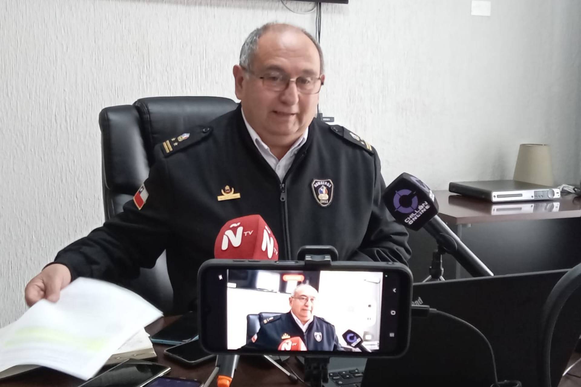 Presidente regional de bomberos en Ñuble informó sobre capacitación de voluntarios para el combate de incendios forestales