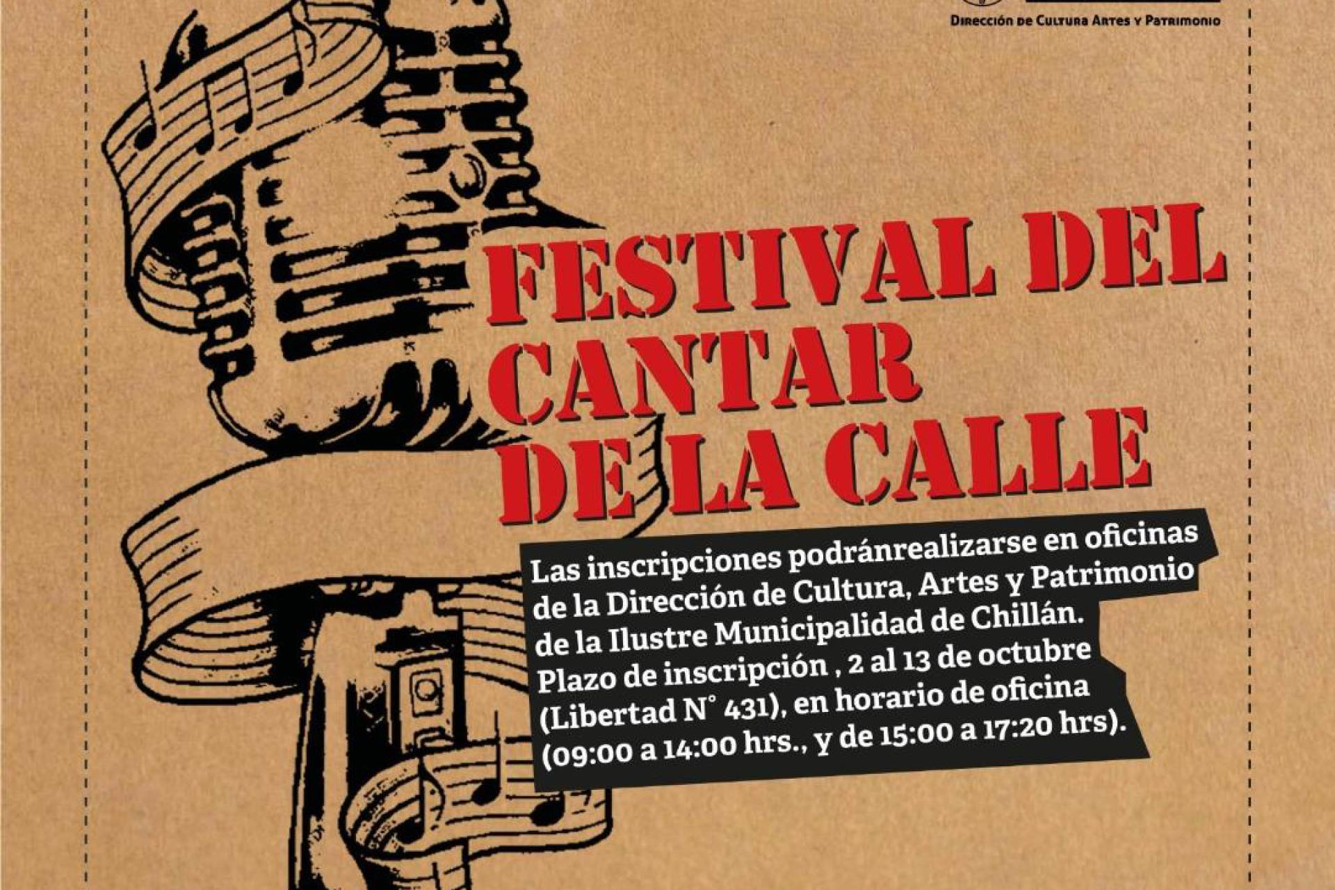 Este viernes cierran inscripción para festival ‘Cantor de la Calle 2023’