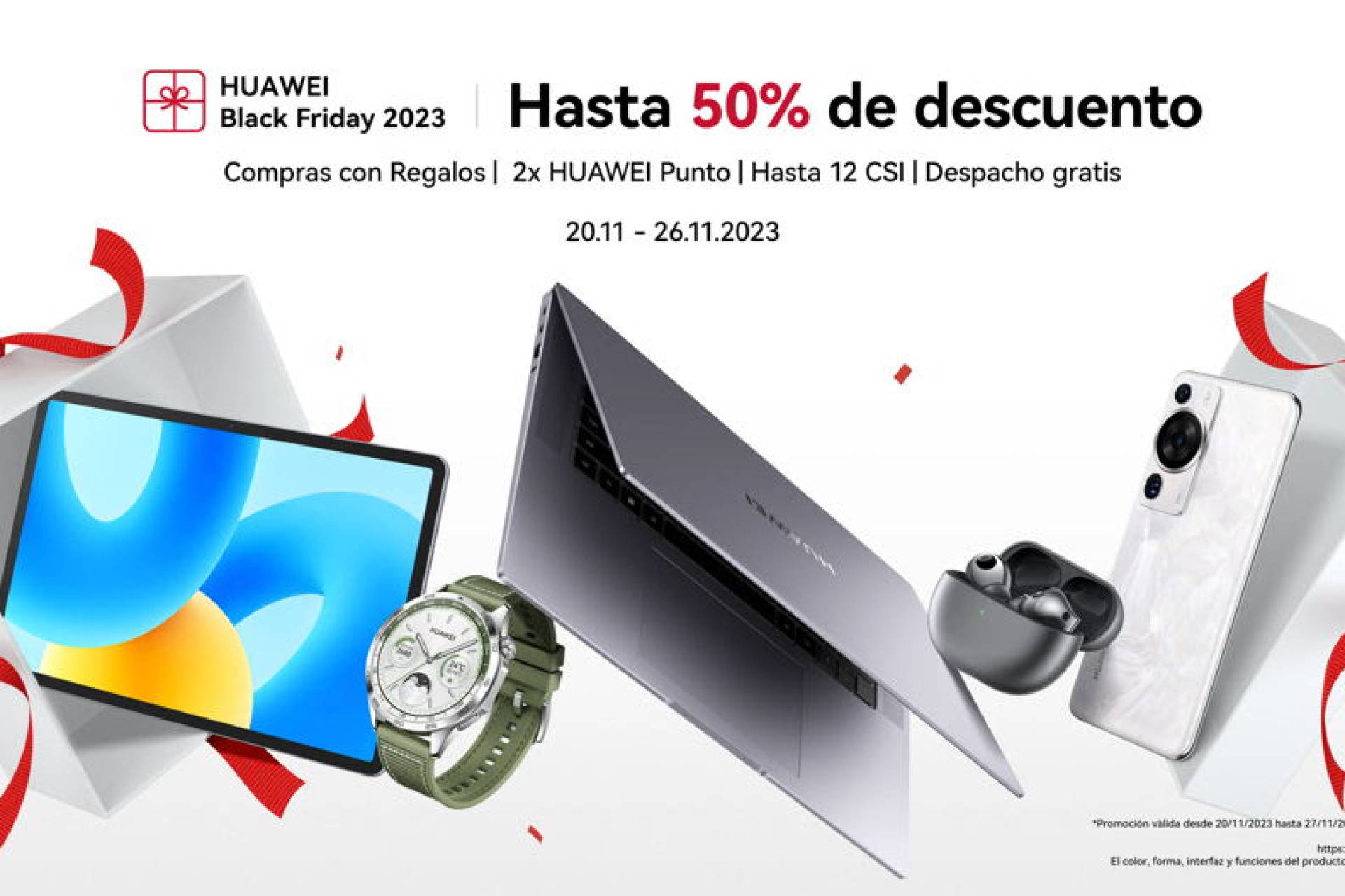 ¡Huawei se hace presente en este Black Friday! Destacados productos a precios imperdibles