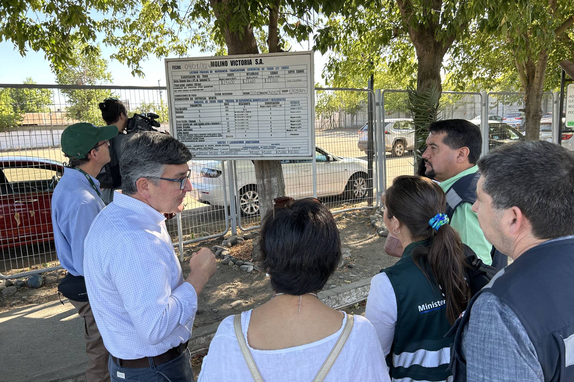 Autoridades regionales fiscalizan cumplimiento de Ley de muestra y contramuestra del trigo