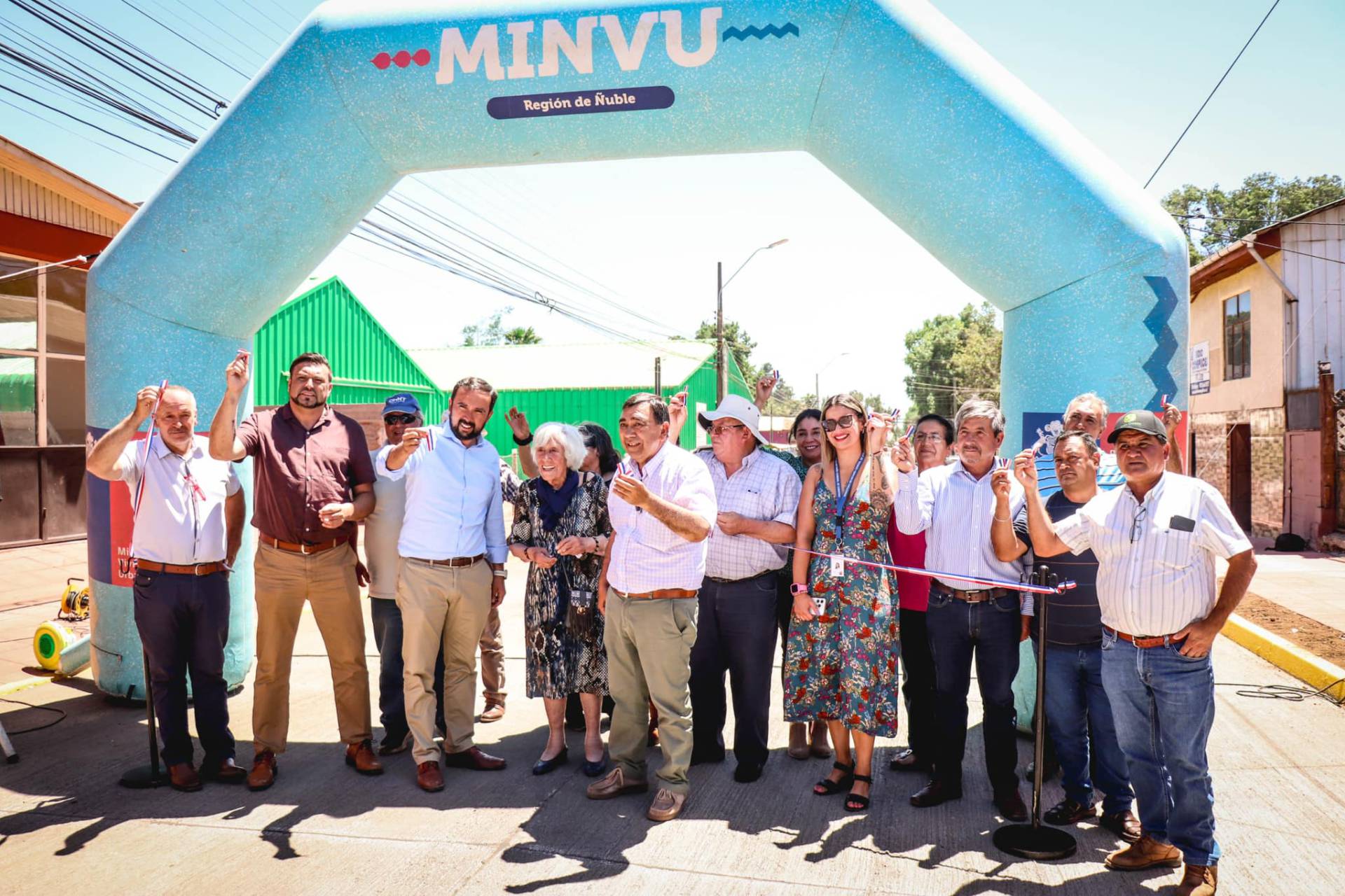 MINVU ÑUBLE INAUGURÓ HISTÓRICA CALLE DE EL CARMEN A TRAVÉS DEL PROGRAMA PAVIMENTACIÓN PARTICIPATIVA