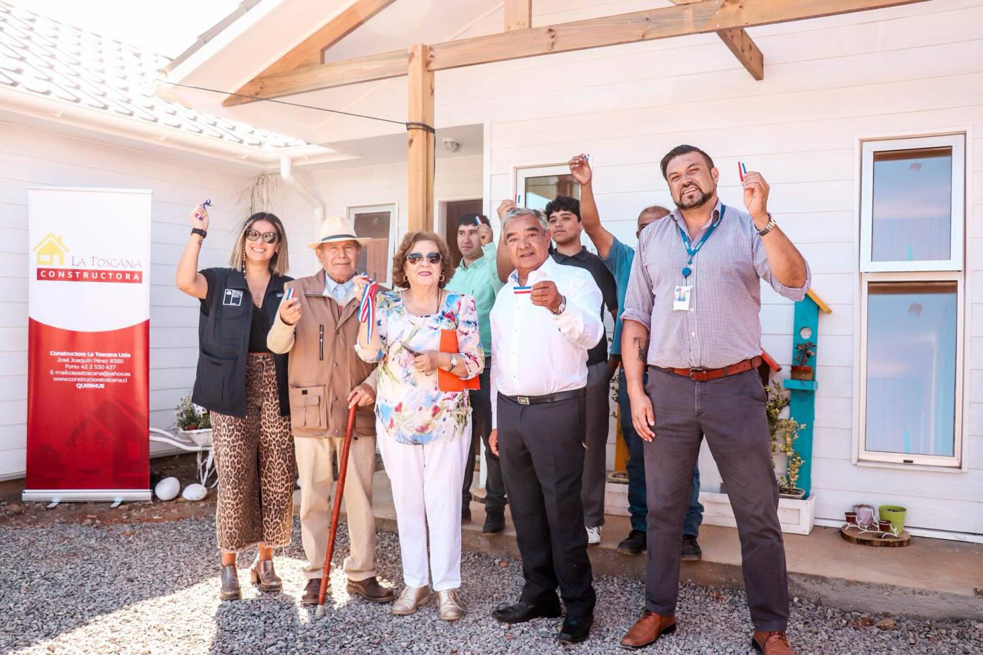 Gobierno de Ñuble entrega viviendas definitivas a víctimas de los incendios 2023 en Quirihue.