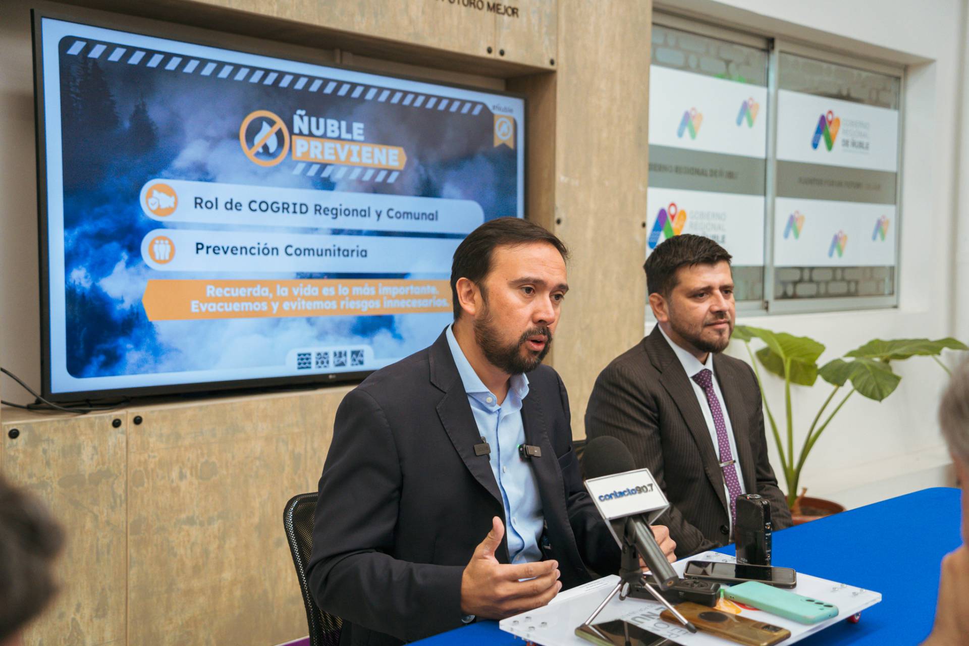 Autoridades de Ñuble refuerzan importancia de Cogrid comunales y prevención de incendios forestales.