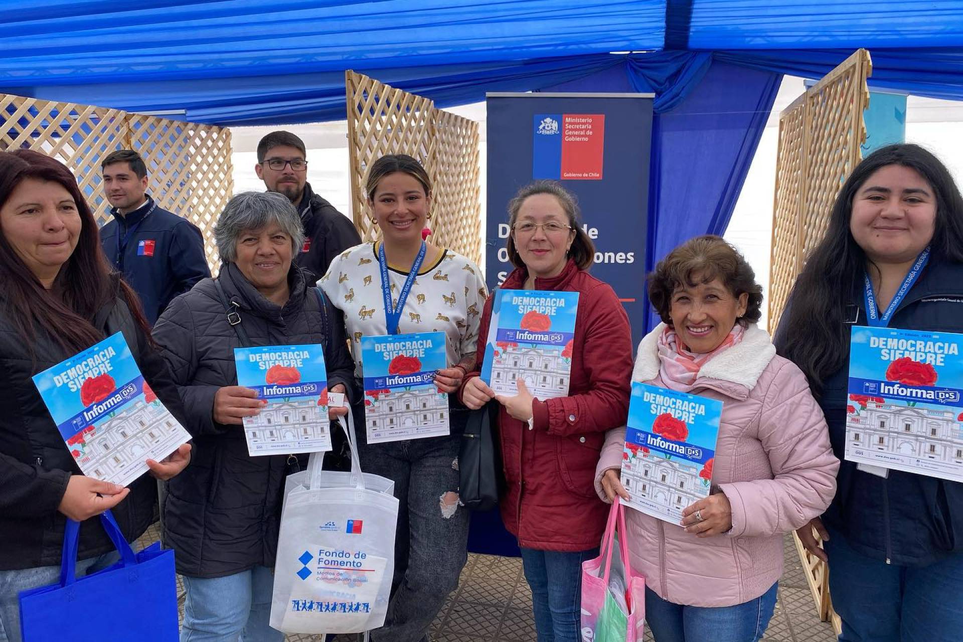 Equipo Nacional de le División de Organizaciones sociales llega a la Región de Ñuble