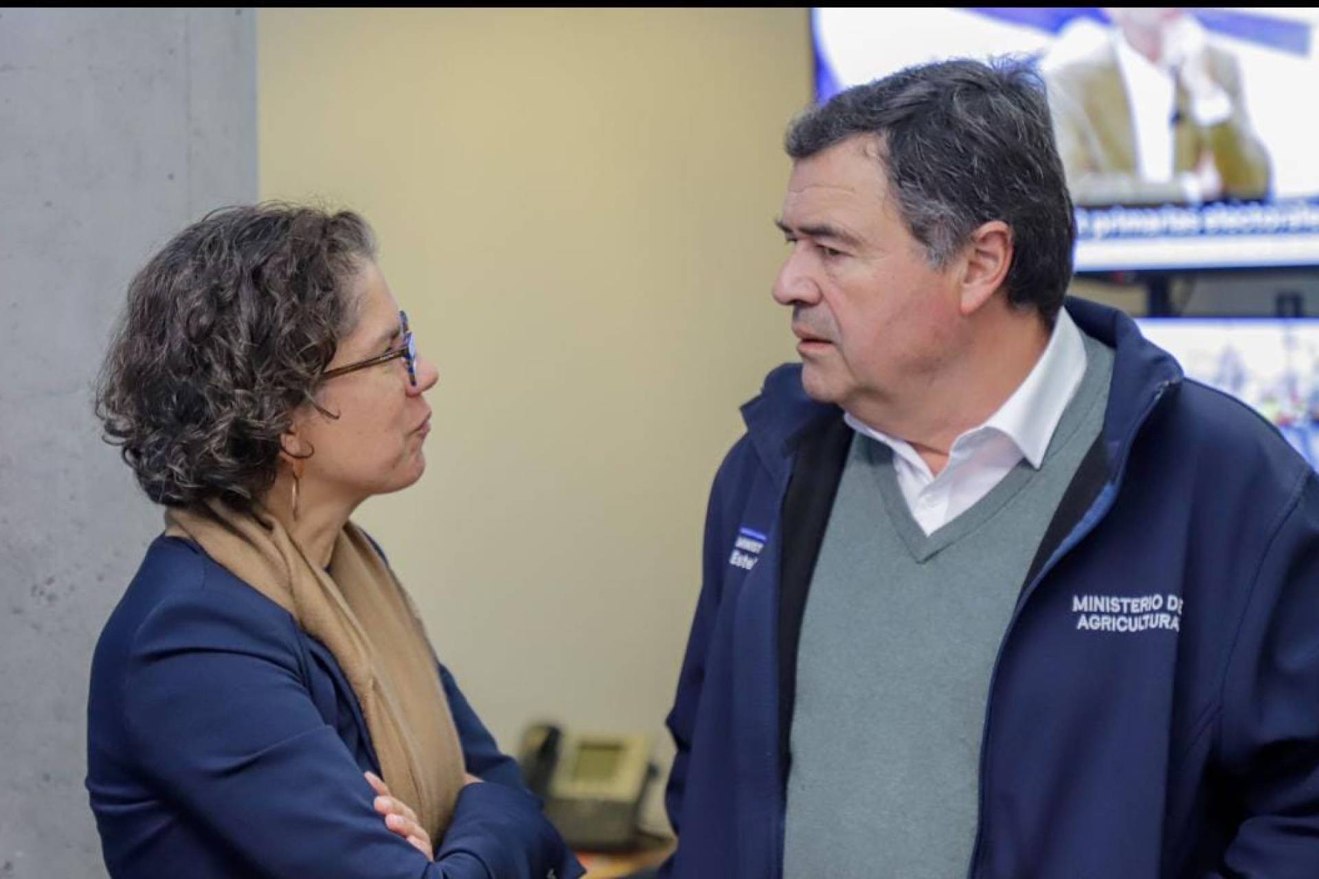 Ministro Valenzuela se traslada como enlace a la región de Coquimbo ante llegada del sistema frontal a la zona