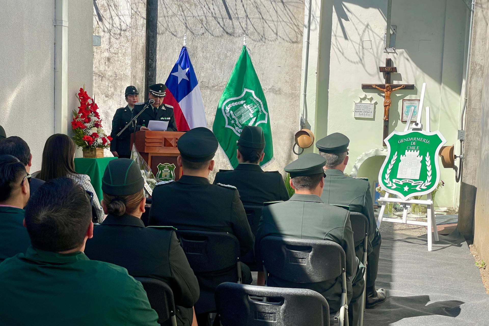 Gendarmería de Ñuble conmemoró el Día del Mártir Institucional